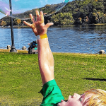 1st place Popping Bubbles in Lowell Park summer Rick Schmolke