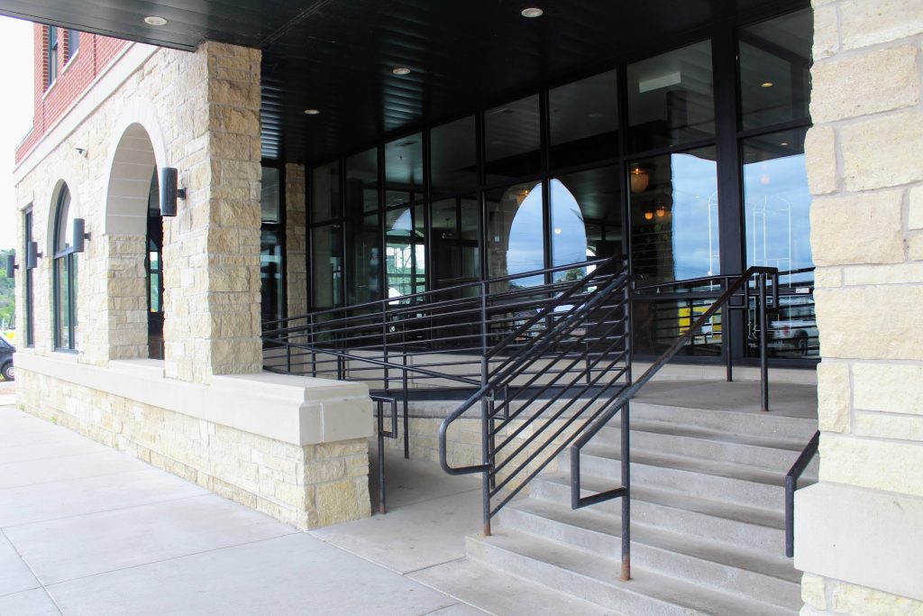 Accessible ramp at Water Street Inn in Stillwater