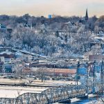 Winter pano of stillwater